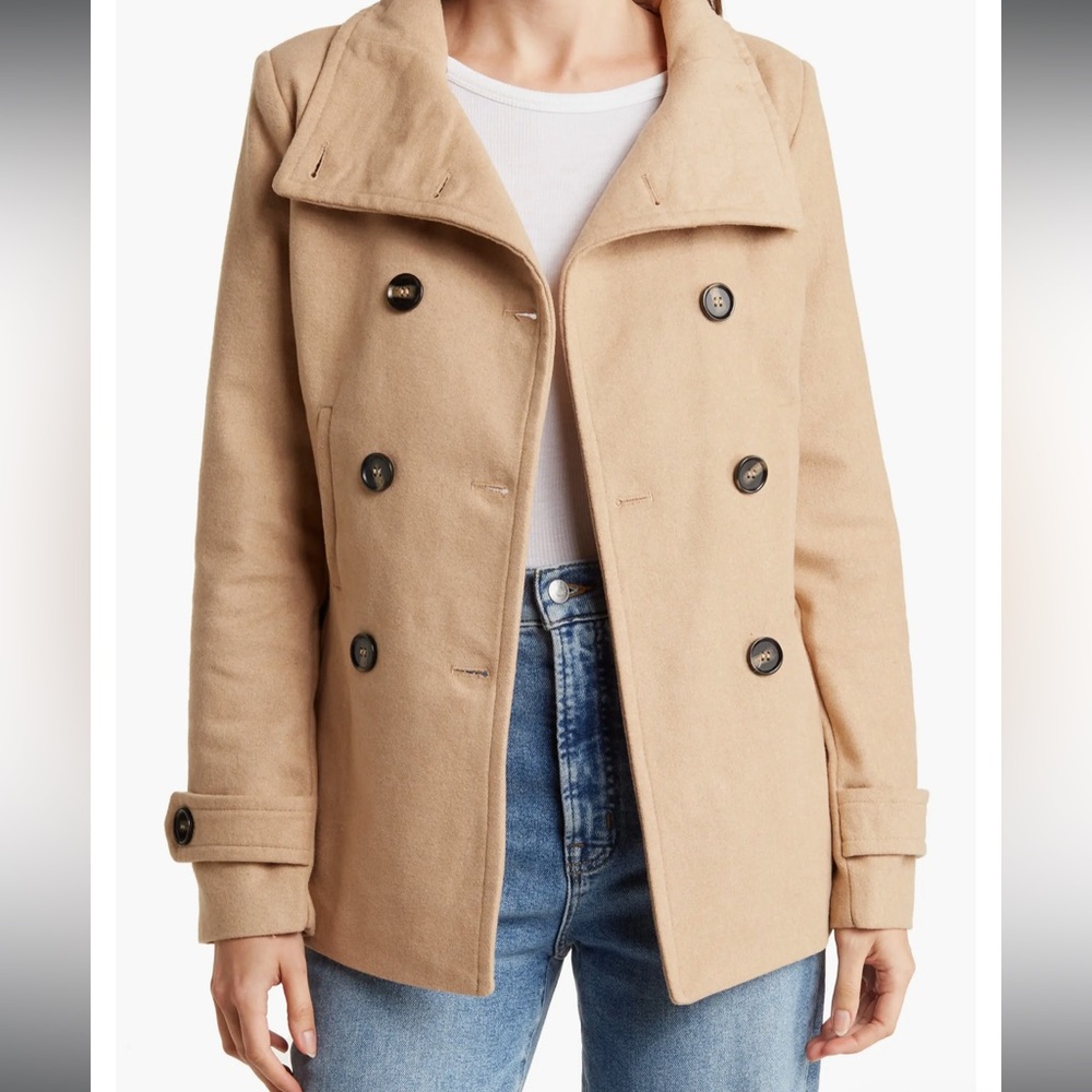 Thread & Supply | Double Breasted Peacoat | S - image 1